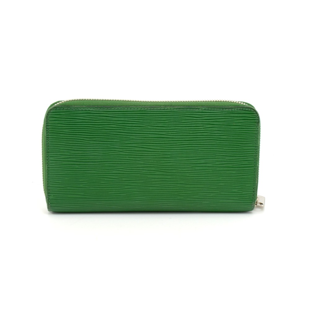 Louis Vuitton Portefeuille M6516J Epi Leather Light Green Long