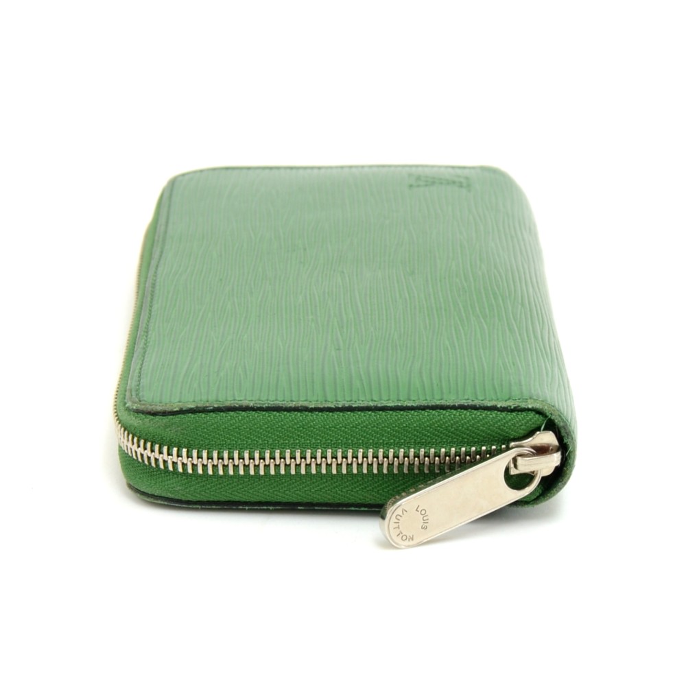 LOUIS VUITTON Green Epi Leather Coin Purse Card Holder Wallet at 1stDibs   louis vuitton green wallet, louis vuitton epi coin purse, green lv wallet