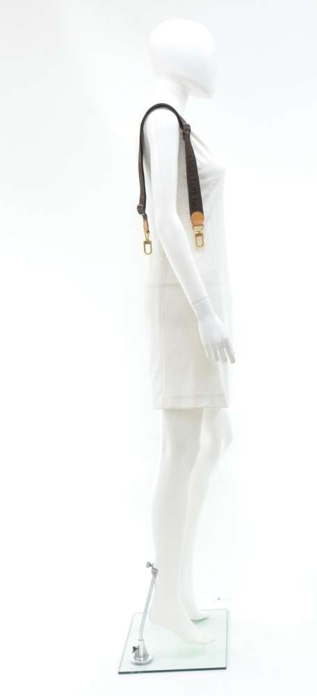 Detachable Louis Vuitton monogram shoulder strap Brown Cloth ref.369790 -  Joli Closet