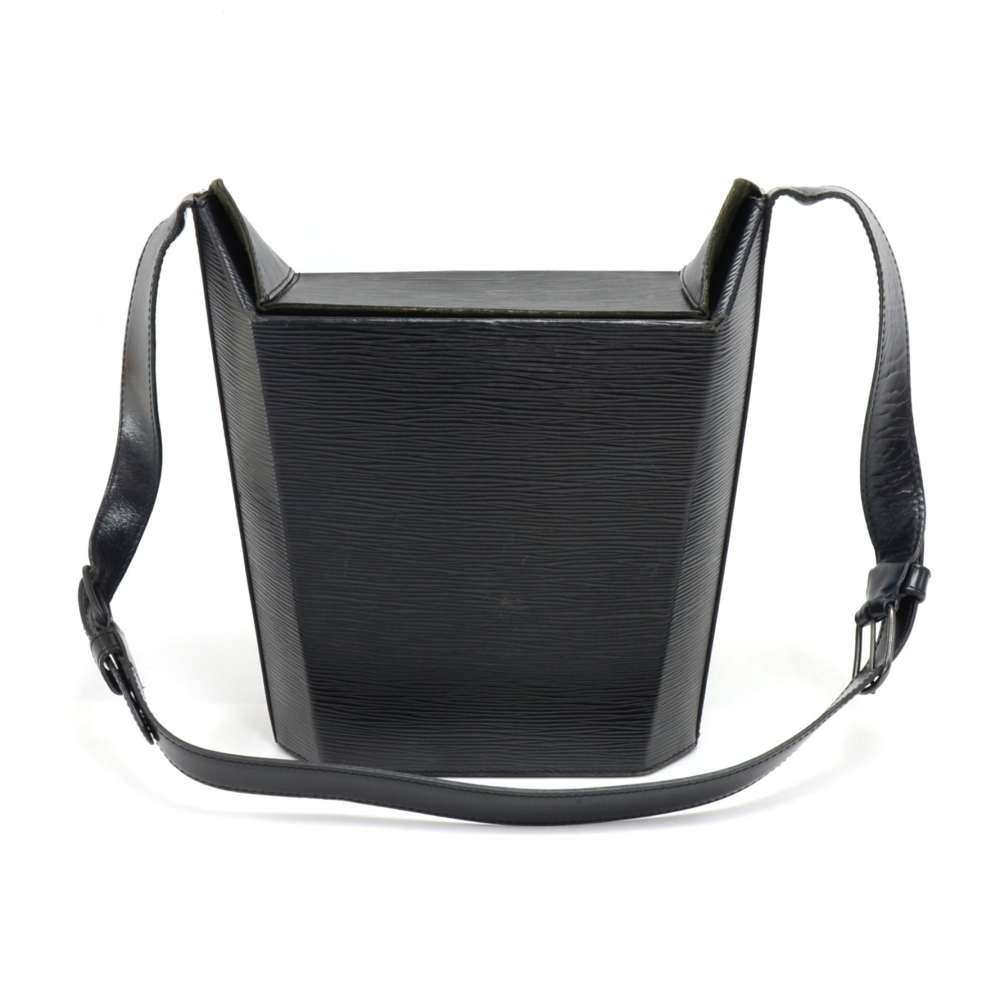 Louis Vuitton Black Epi Leather Small Cosmetic Pouch-Crossbody 6.5