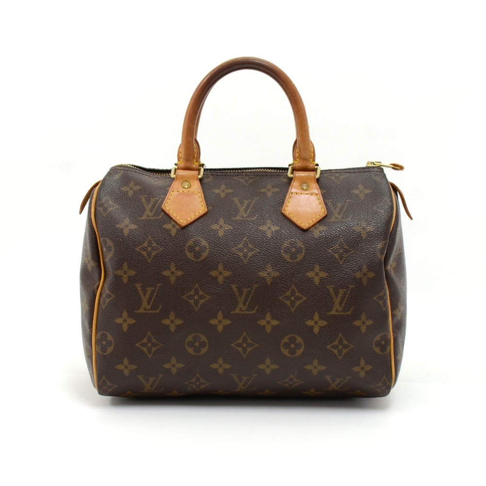 Buy Louis Vuitton Monogram Crosss Body Leather Handles Canvas Handbag Speedy  Bandouliere 25 Article: M41113 at