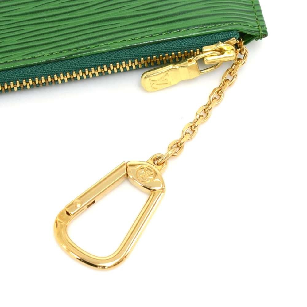 Louis Vuitton, Accessories, Vintage Louis Vuitton Yellow Epi Leather Key  Pouch Pochette Cles Keychain