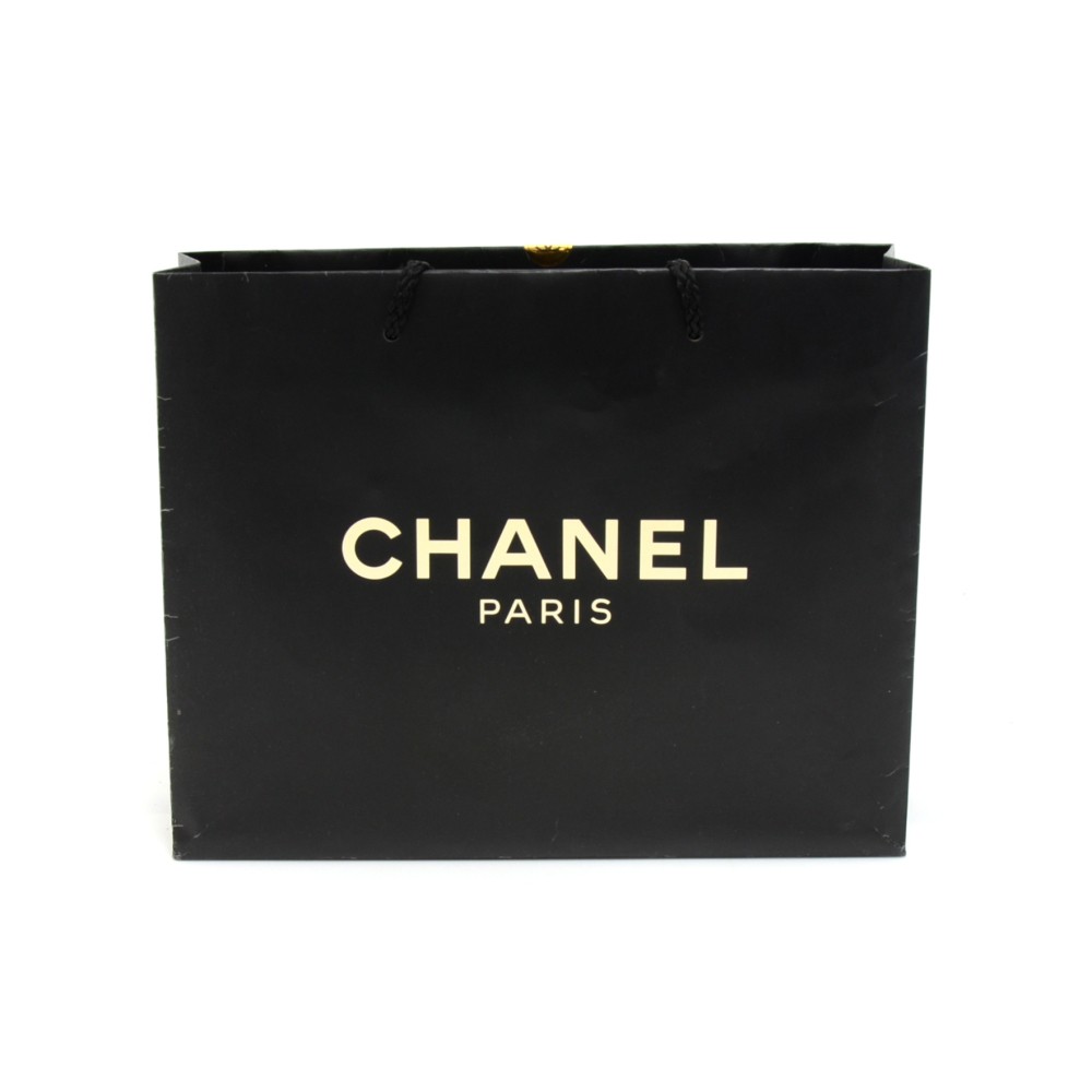Chanel Chanel Black Box + Paper bag + Ribbon Set for Medium Flap Bags