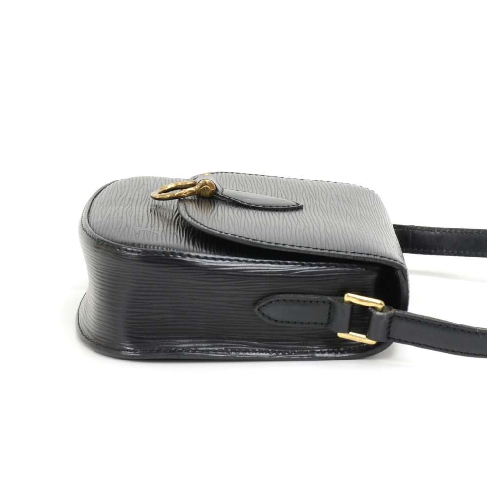 Louis-Vuitton-Epi-Saint-Cloud-Shoulder-Bag-Noir-Black-M52192 – dct