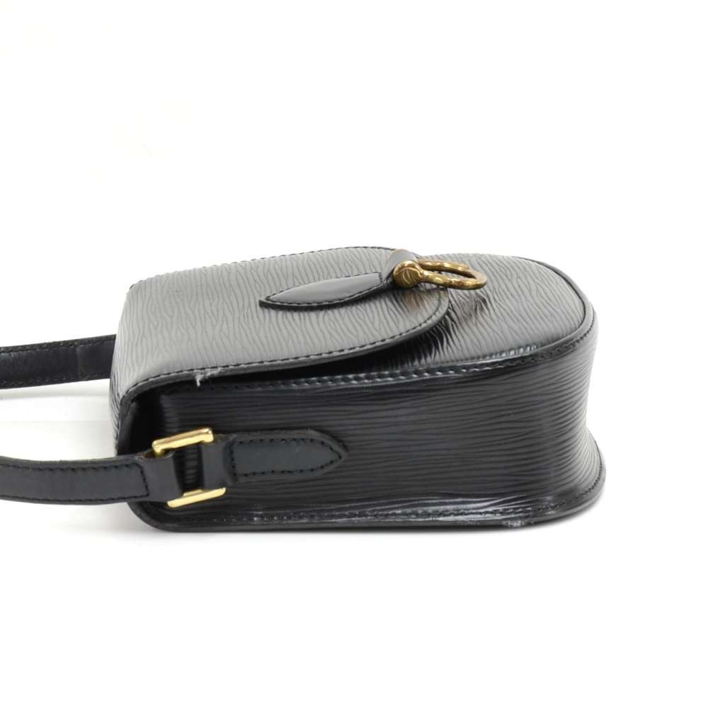 Louis Vuitton Black Epi Leather Saint Cloud Mini Crossbody Flap Bag  ref.324629 - Joli Closet