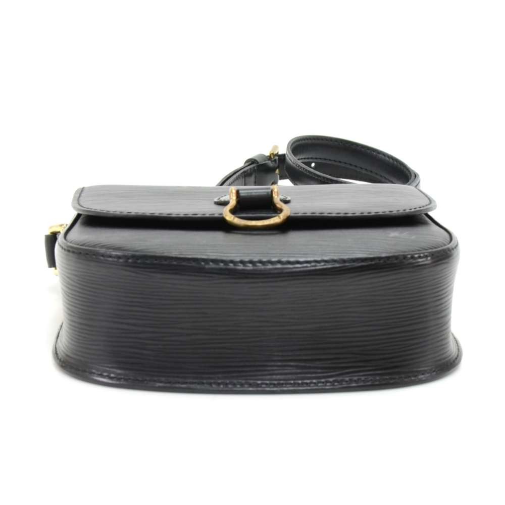 Saint cloud vintage leather crossbody bag Louis Vuitton Black in Leather -  14823739