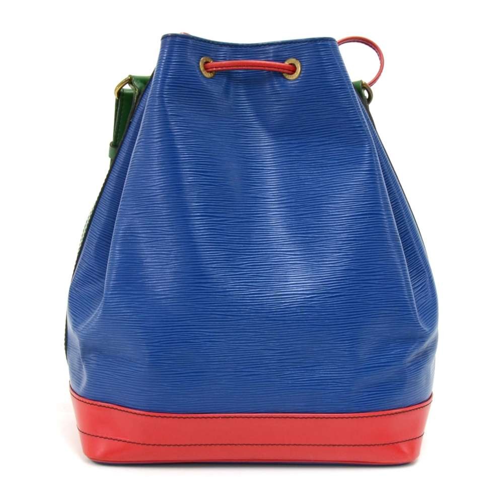 LOUIS VUITTON NOE Epi Red Blue BICOLOR Shoulder Bag No.866