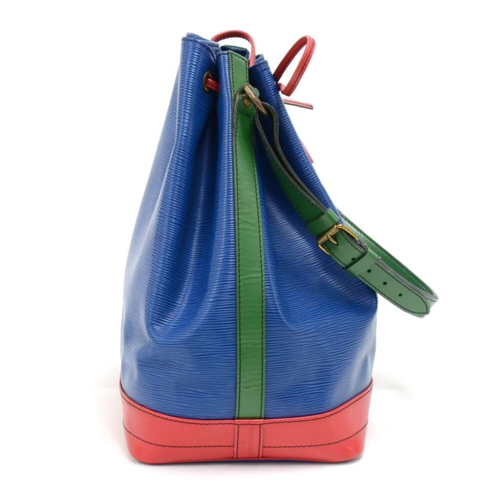 Louis Vuitton Tricolor Epi Noe GM - Blue Bucket Bags, Handbags - LOU816127