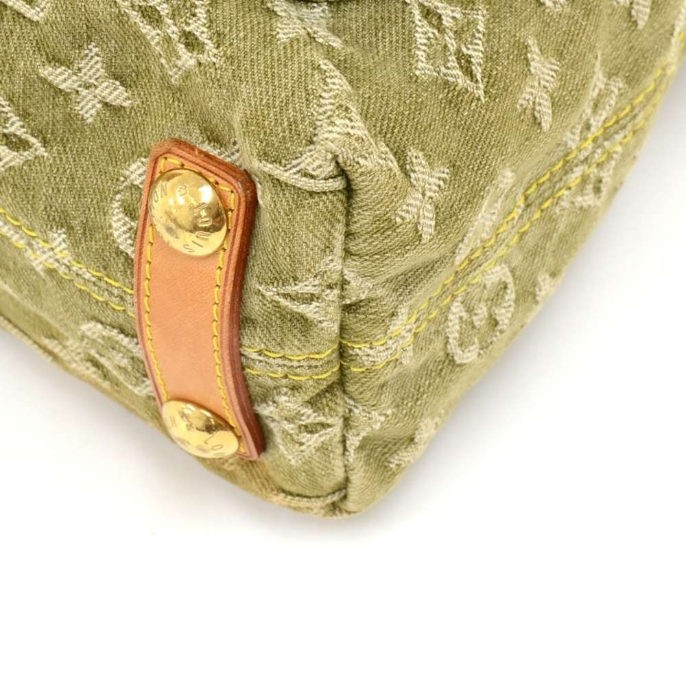 Green Louis Vuitton Monogram Denim Baggy GM Shoulder Bag – Designer Revival