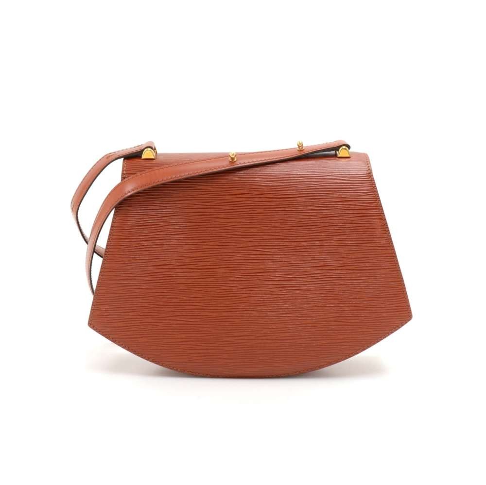 Tilsitt Brown Kenyan Fawn EPI Leather Shoulder Bag (Authentic Like New)