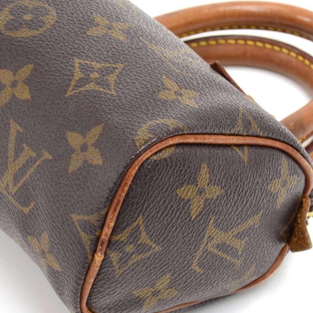 Speedy Sac HL Monogram Canvas Mini Handbag with Strap – Poshbag Boutique