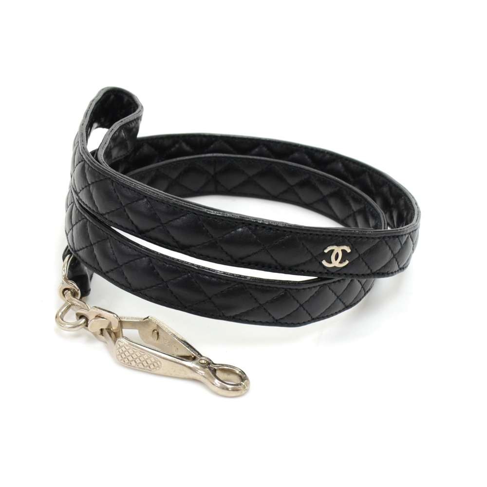 Chanel Dog Collar Quilted Leather Black 74832110