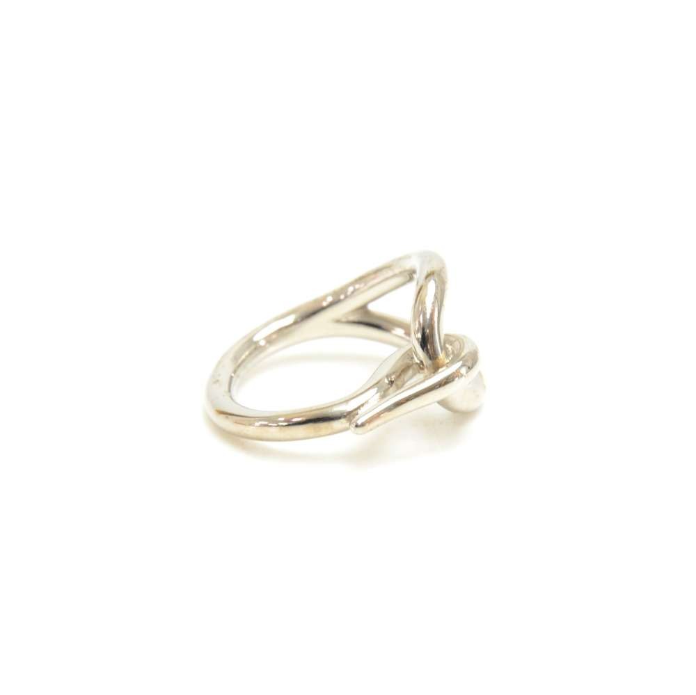 Hermès Régate Scarf Ring - Silver - HER527503