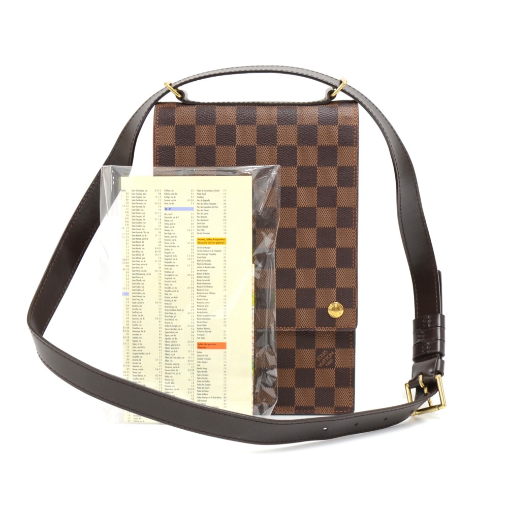 Portobello Crossbody Damier Ebene – Keeks Designer Handbags