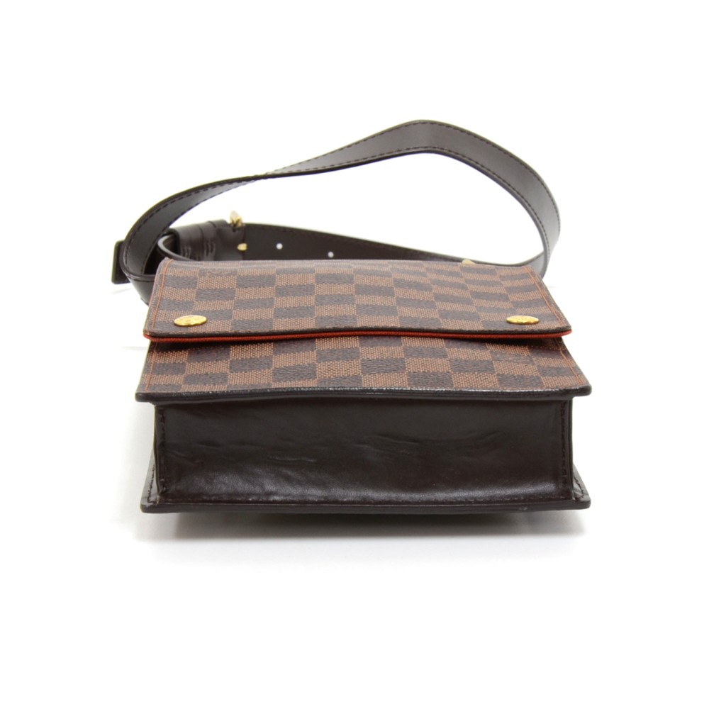Sold at Auction: Louis Vuitton Damier Ebene Portobello Crossbody Bag