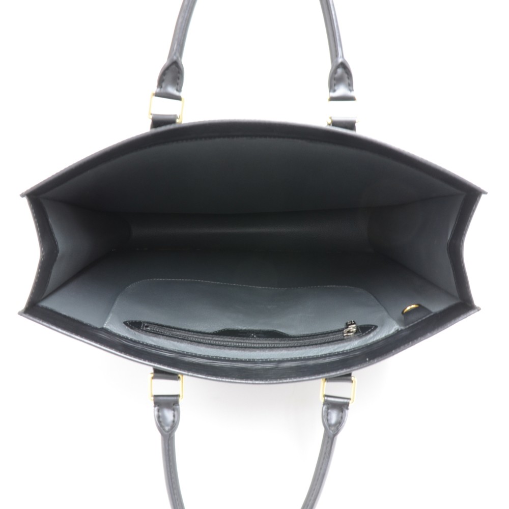 Plat leather handbag Louis Vuitton Black in Leather - 25818175