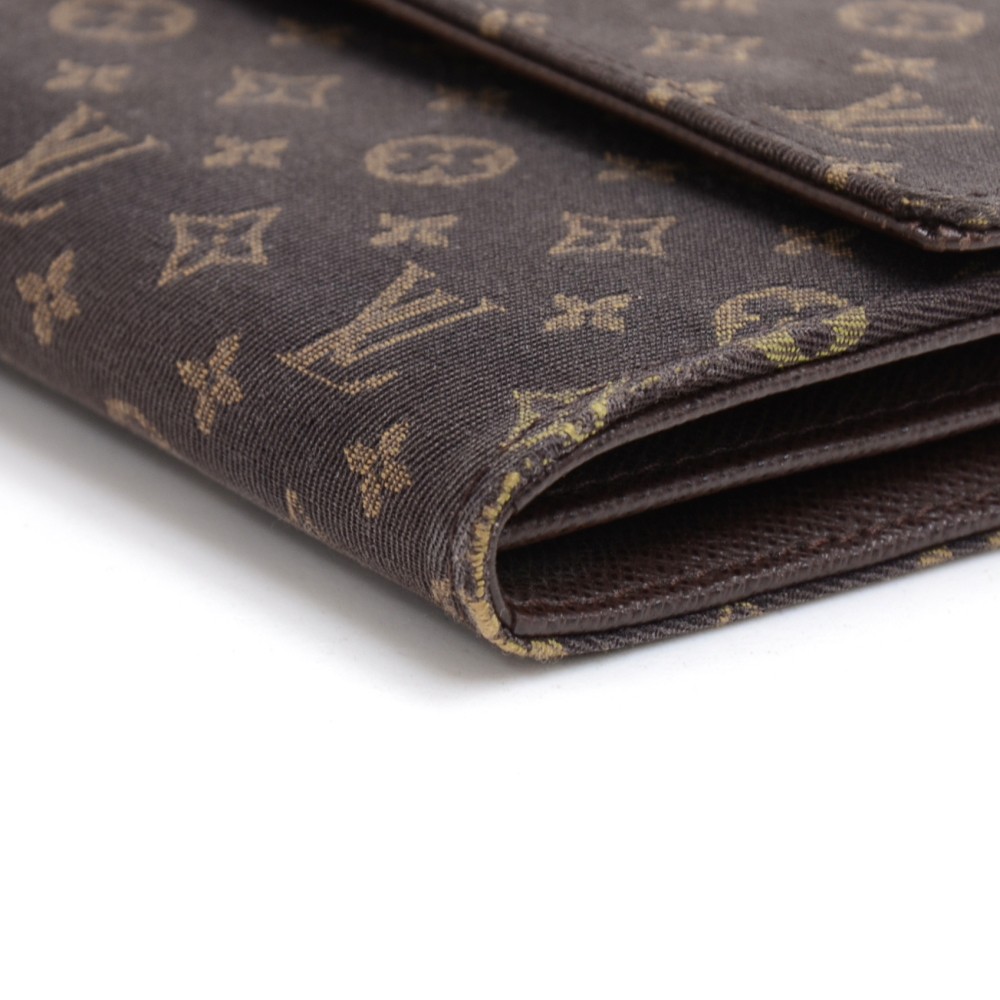 Louis Vuitton Monogram Mini Lin Pattern Porte-Billets Compact Wallet –  Fashion Vocal