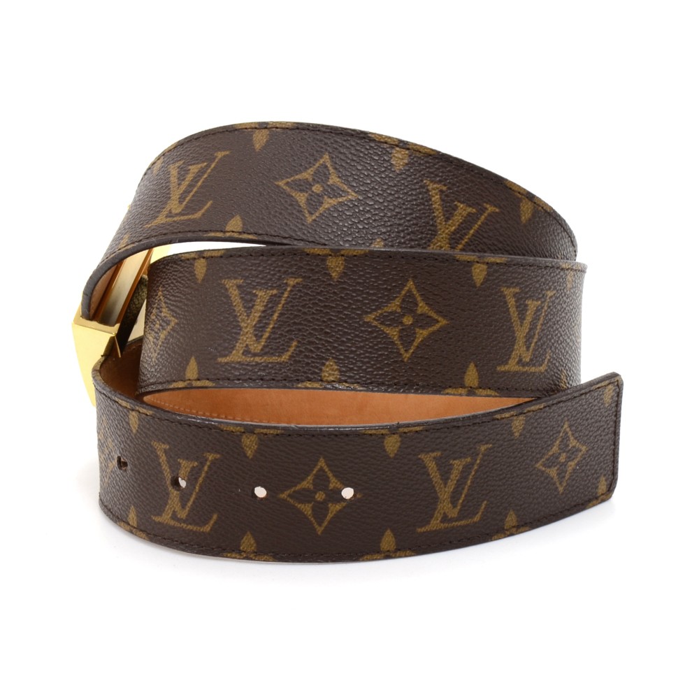 Louis Vuitton, Accessories, Authentic Louis Vuitton Monogram Ceinture 94  Buckle Belt Size 9036