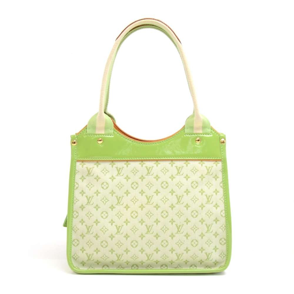 Louis Vuitton Sac Kathleen Light Green Mini Monogram Canvas Handbag at  1stDibs