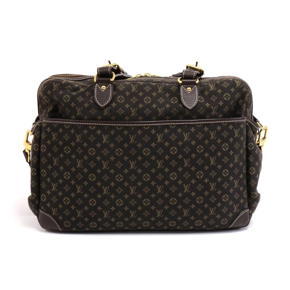 Louis Vuitton, Bags, Lv Sac A Langer Mini Lin Ebene Travel Brown Canvas Diaper  Bag