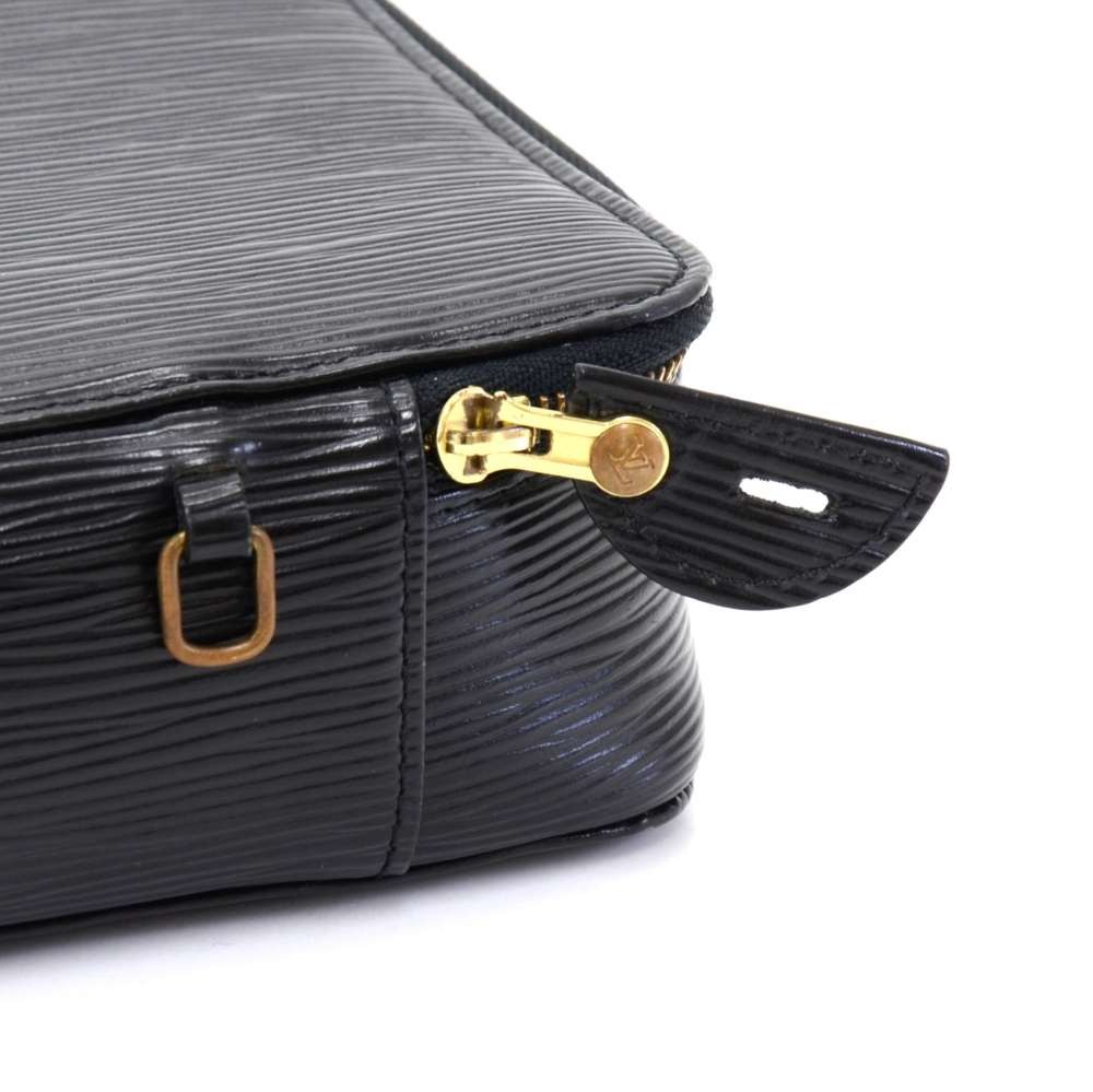 Louis Vuitton Epi Poche Monte-Carlo M48362 Jewelry Case Noir Epi Leath in  2023