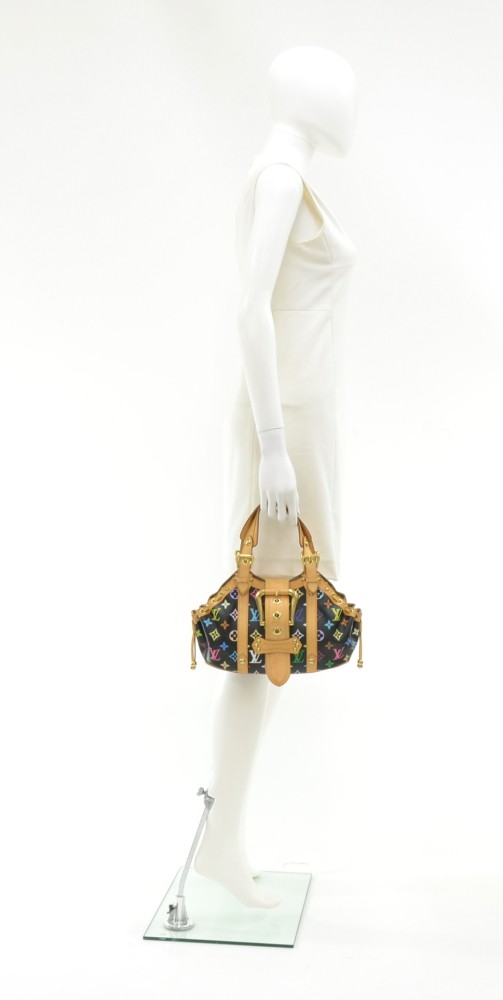 Theda cloth handbag Louis Vuitton Multicolour in Cloth - 14424635
