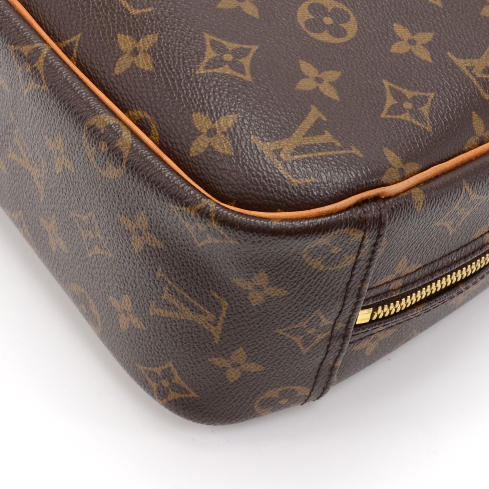 Trouville cloth handbag Louis Vuitton Brown in Cloth - 18292643