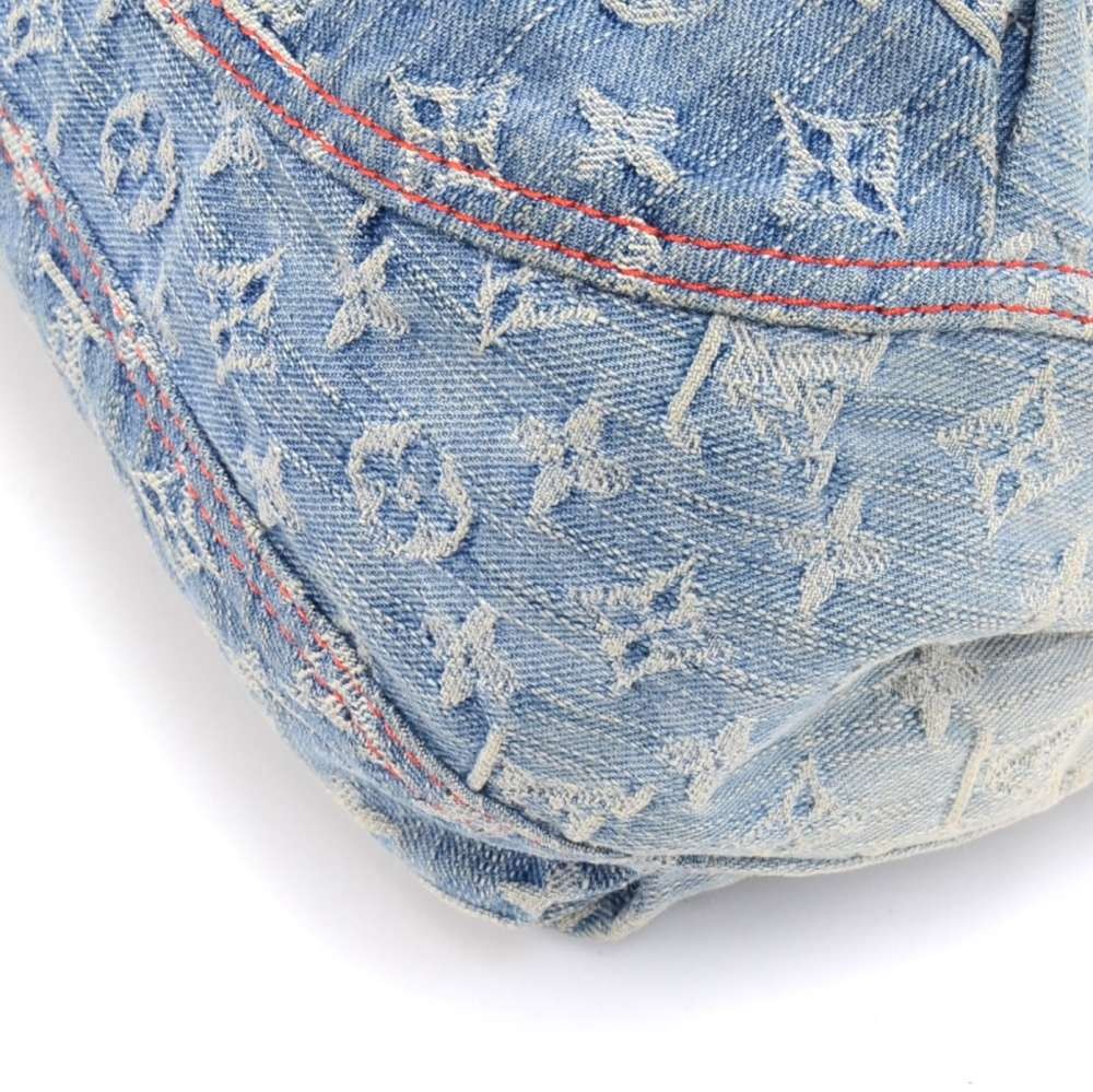 Louis Vuitton Monogramm Steingewaschen Denim Blau Bum Bag Body Bags  Taillentaschen gebraucht
