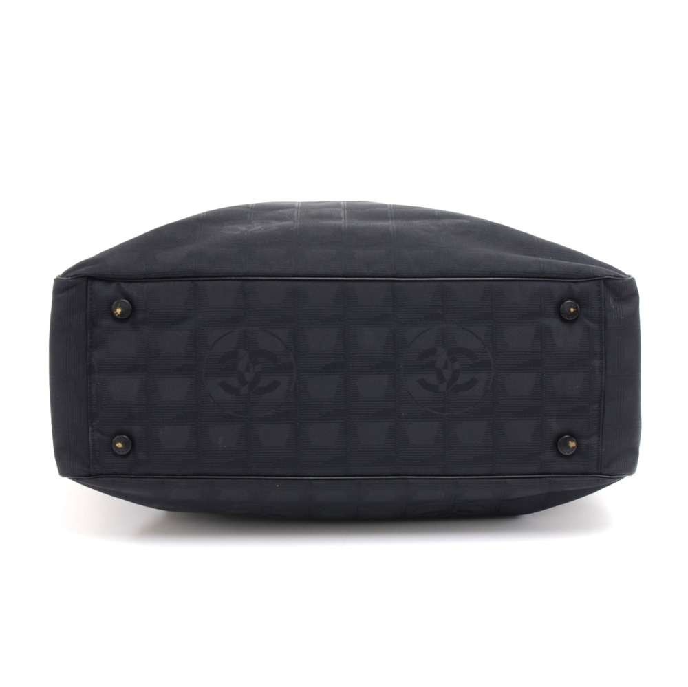CHANEL, Other, Authentic Chanel Black Quilted Trifold Wallet