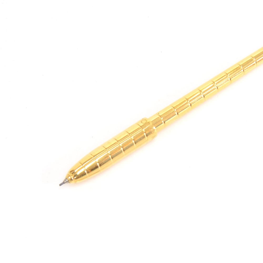 Auth Louis Vuitton Gold tone Knock (Clutch) pencil (0.5 mm