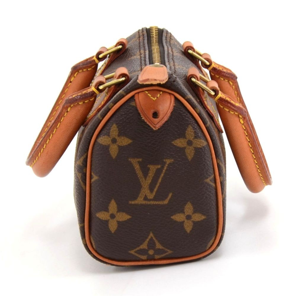 Louis Vuitton Speedy Mini HL Handbag Monogram Canvas Brown 19532812