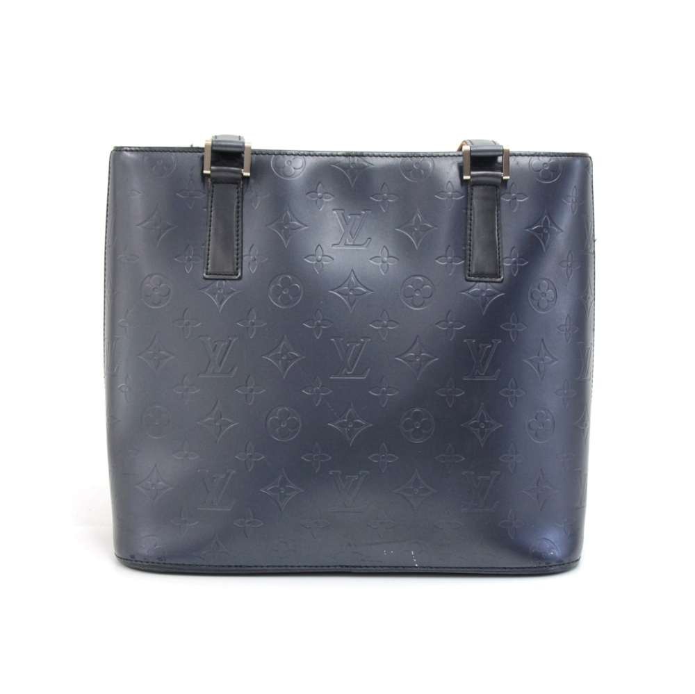 Louis Vuitton Monogram Mat Stockton M55112 Grey Leather Pony-style calfskin  ref.956574 - Joli Closet