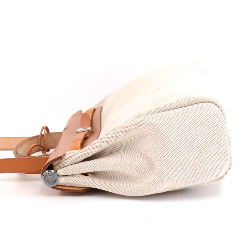 Herbag cloth handbag Hermès Beige in Cloth - 23085910