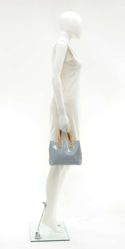 Louis Vuitton Blue Vernis Reade PM Brown Light brown Light blue Leather  Patent leather ref.514108 - Joli Closet