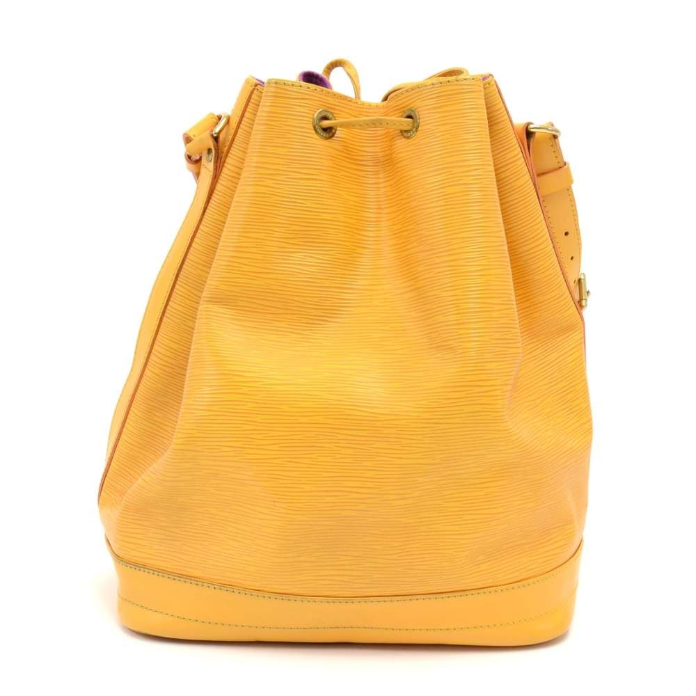 LOUIS VUITTON Yellow Epi Leather Large Noe Shoulder Bag - Last Call