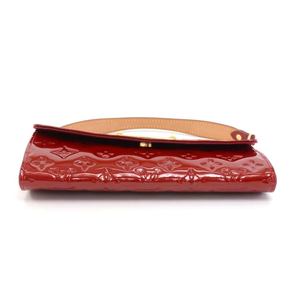Sunset boulevard patent leather clutch bag Louis Vuitton Burgundy in Patent  leather - 12737762
