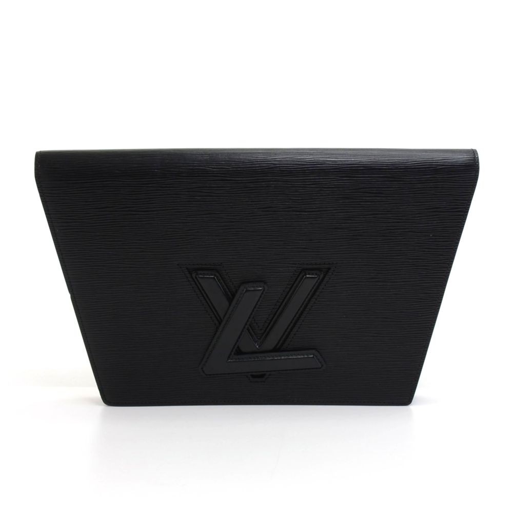Louis Vuitton Black EPI Electric Sevigne Clutch with Strap at 1stDibs   louis vuitton clutch with strap, louis vuitton sevigne, black louis vuitton  purse strap