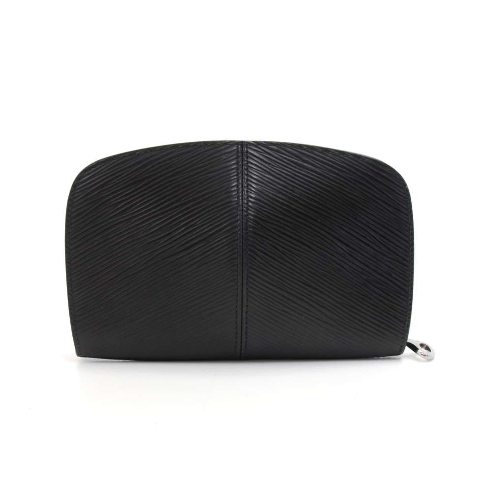 Sold at Auction: Louis Vuitton Black Epi Leather Demi-Lune