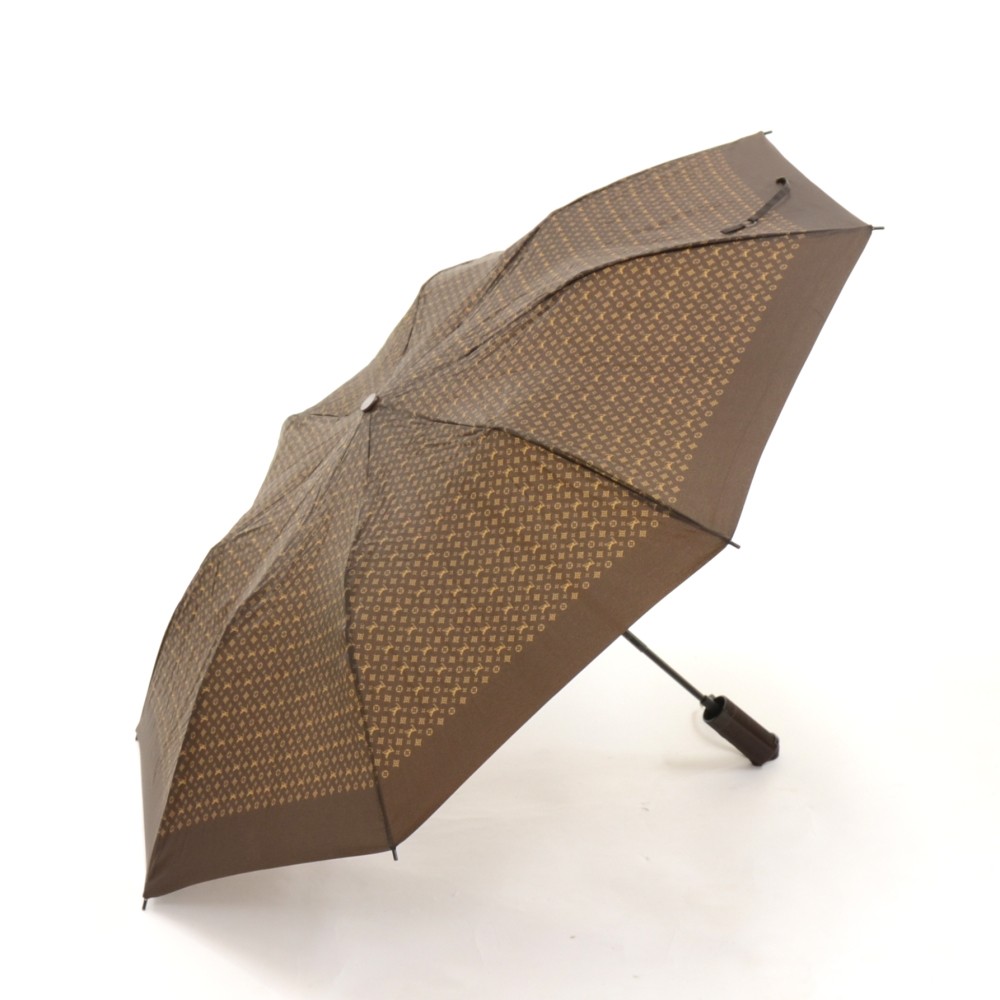 Authentic MONOGRAM Brown Louis Vuitton Umbrella, Made In France