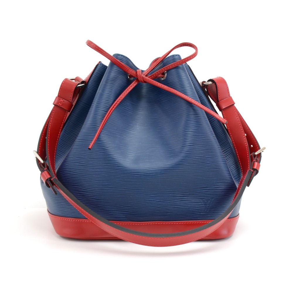 louis vuitton blue and red bag