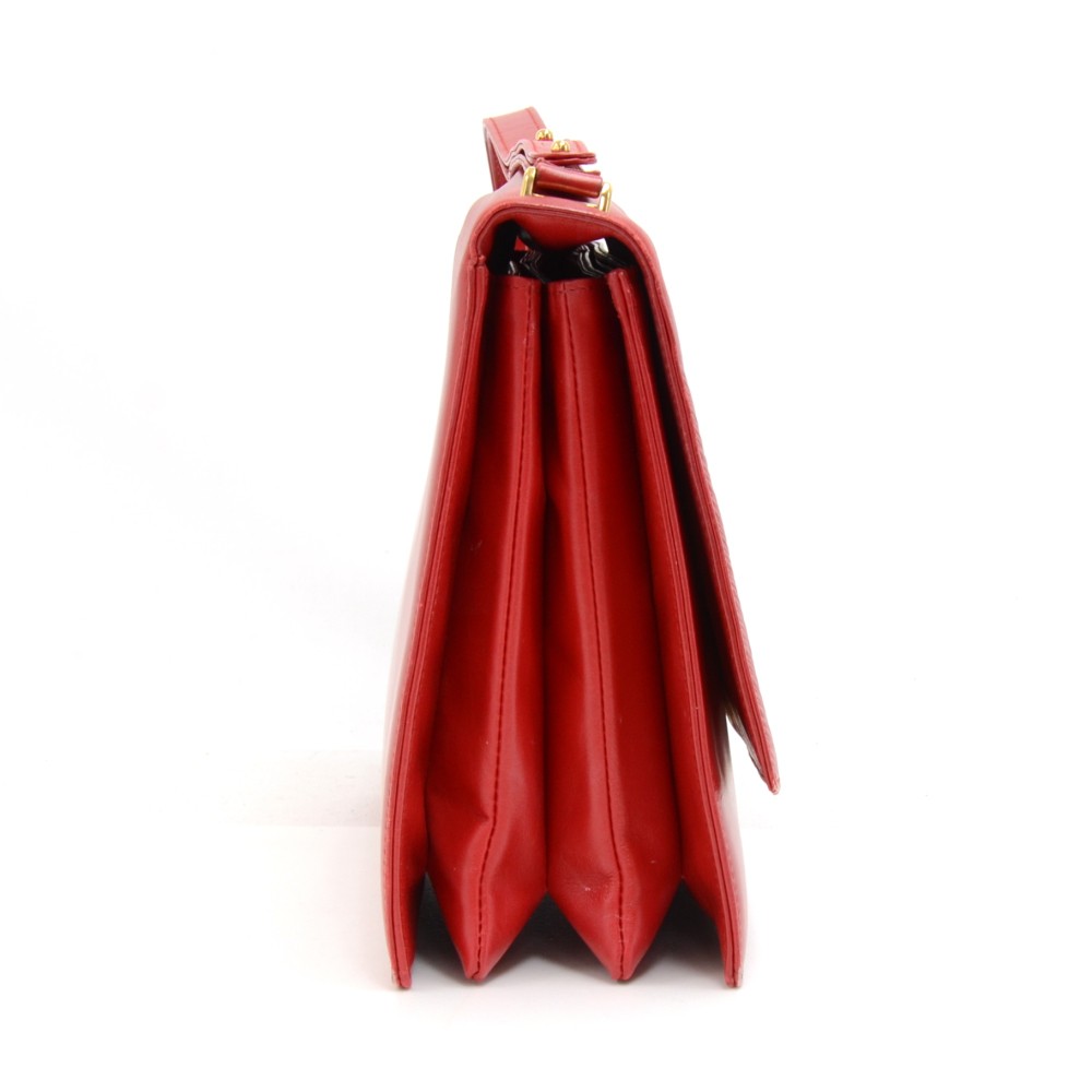 Louis Vuitton Opera shoulder bag in red leather ref.569474 - Joli