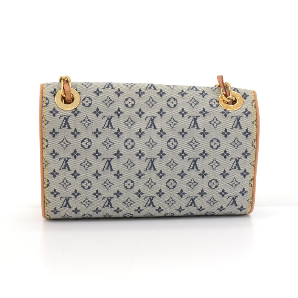 Louis+Vuitton+N%C3%A9oNo%C3%A9+Shoulder+Bag+MM+Blue+Canvas for