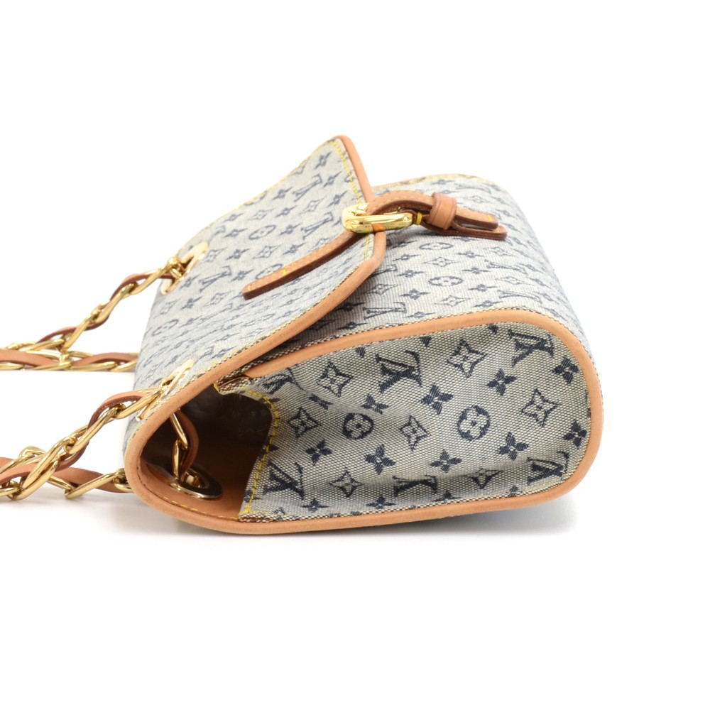 Louis Vuitton Monogram Mini Lin Camille - Blue Shoulder Bags