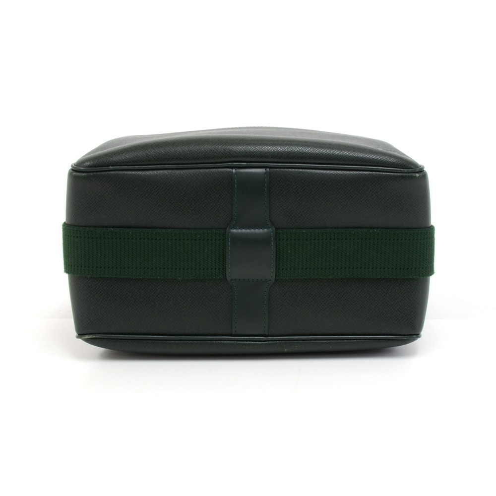 LOUIS VUITTON Shoulder Bag M30144 Victor Taiga green Gold Hardware men –