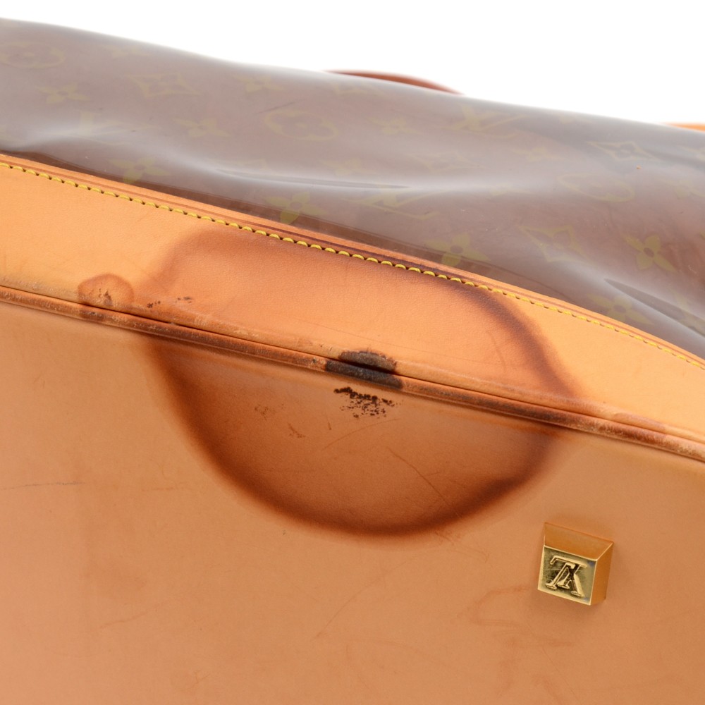 Louis Vuitton Brown Monogram Vinyl Ambre Cabas GM QJB007GZ03007