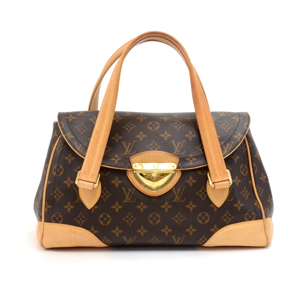 Louis Vuitton Monogram Beverly GM - Brown Handle Bags, Handbags - LOU655852