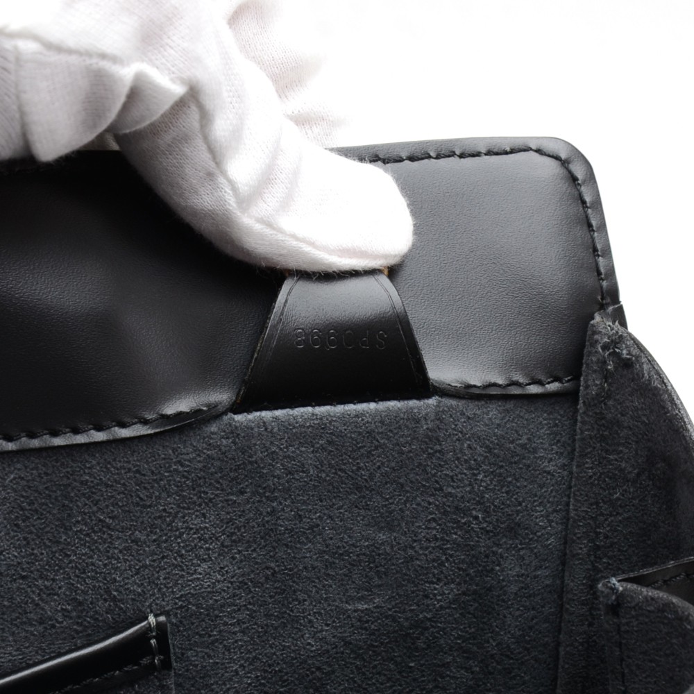 LOUIS VUITTON Duplex Epi Noir Black Shoulder bag No.1323-c