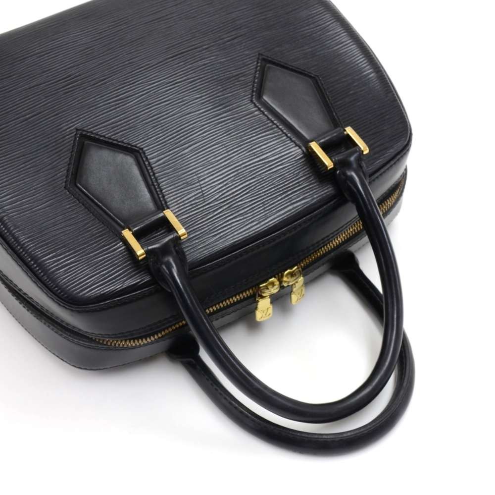 Louis Vuitton Black Epi Leather Sablon Handbag, Purse
