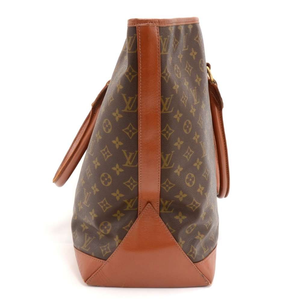 ❤️SOLD❤️ Louis Vuitton Vintage Monogram Sac Weekend GM Travel Tote. This is  GORGEOUS! Beautiful bright canvas, rolled leather handles…