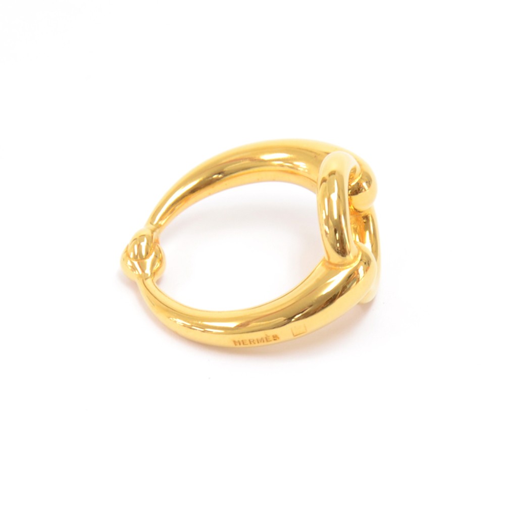 Horsebit Scarf Ring - Gold or Silver – Miss Scarlett Boutique